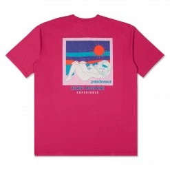 Pasdemer NEW ARRIVALS PAS DE MER - MOUNTAINS TEE FUCSIA