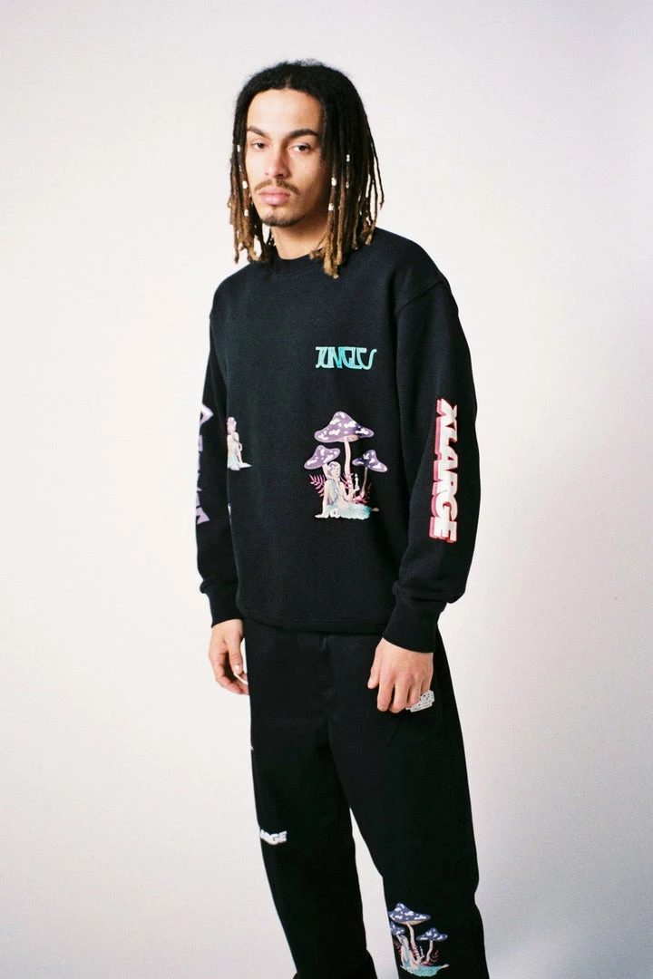 JUNGLESJUNGLES APPAREL JUNGLES JUNGLES PARADISO SWEATER BLACK 7 JUNGLESJUNGLES APPAREL JUNGLES JUNGLES PARADISO SWEATER BLACK