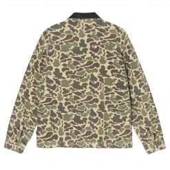 Stüssy STUSSY - WASHED CANVAS WORK SHIRT CAMO NEW ARRIVALS