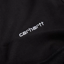 CARHARTT - SCRIPT EMBROIDERY SWEATSHIRT BLACK