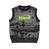 TAKA ORIGINAL [ ETERNET 001 ] GLITCH PATTERN LOGO KINT VEST NEW ARRIVALS