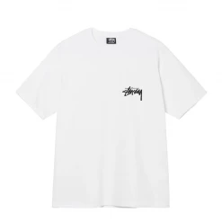 STUSSY - FUZZY DICE TEE WHITE