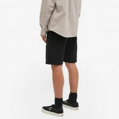 CARHARTT WIP CHASE SWEAT SHORT - BLACK/GOLD NEW ARRIVALS