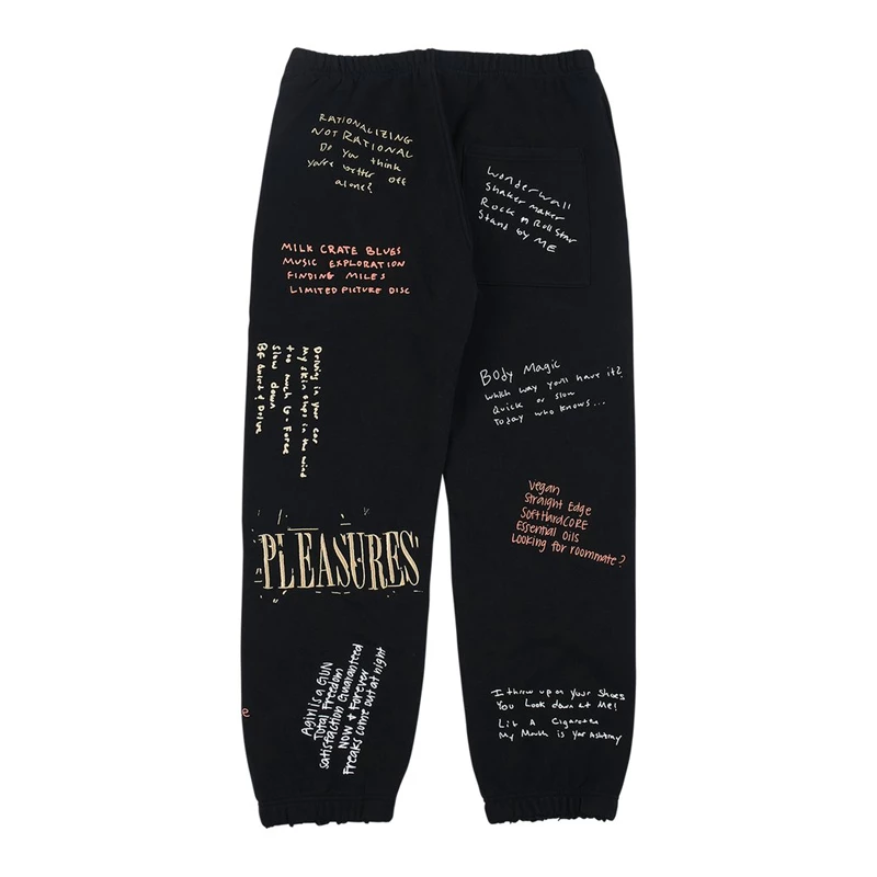 PLEASURES REMOTE PANTS BLACK APPAREL 3 PLEASURES REMOTE PANTS BLACK APPAREL