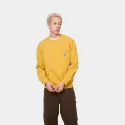 NEW ARRIVALS CARHARTT POCKET SWEATSHIRT - POPSICLE