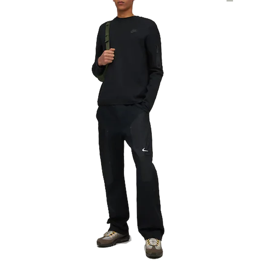 NIKE - HOODIE BLACK IN MISTO COTONE 5 NIKE - HOODIE BLACK IN MISTO COTONE