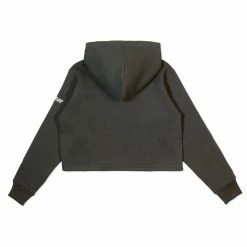 DREAMLAND SYNDICATE FREEDOM CROPPED HOODIE DARK GREY NEW ARRIVALS