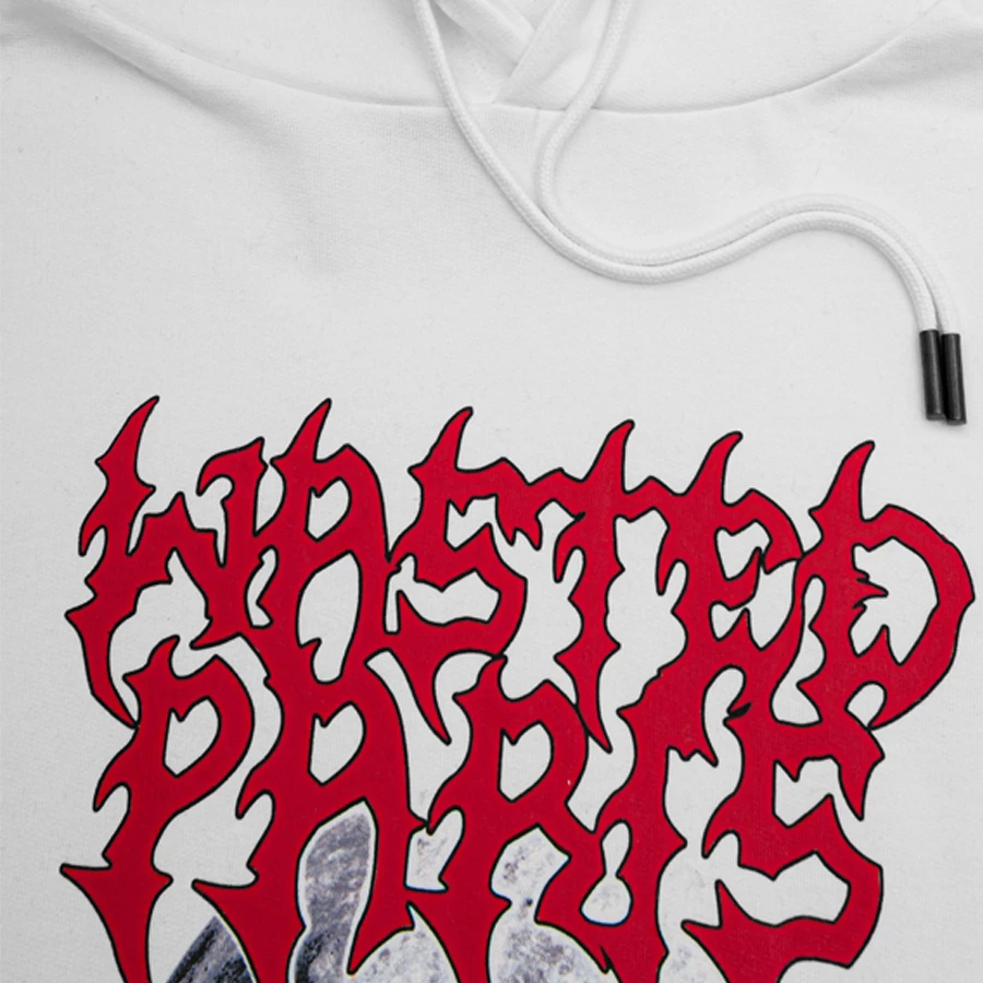 NEW ARRIVALS WASTED PARIS - HOODIE DARKNESS WHITE 4 NEW ARRIVALS WASTED PARIS - HOODIE DARKNESS WHITE