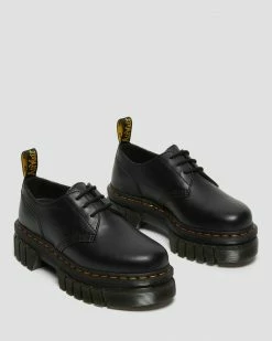 Dr.martens DR MARTENS AUDRICK NAPPA LEATHER PLATFORM SHOES NEW ARRIVALS