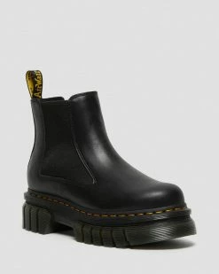 Dr.martens NEW ARRIVALS DR. MARTENS AUDRICK NAPPA LEATHER PLATFORM CHELSEA BOOTS