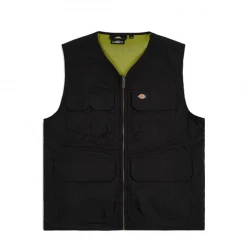 NEW ARRIVALS DICKIES - PACIFIC VEST BLACK