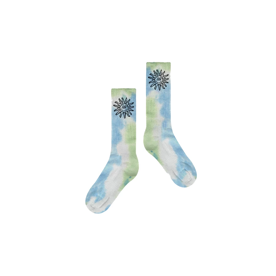WASTED PARIS - SOCKS MARBLE DYE BLUE/YELLOW 4 WASTED PARIS - SOCKS MARBLE DYE BLUE/YELLOW