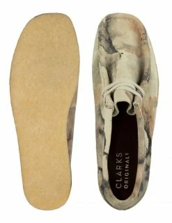 CLARK'S NEW ARRIVALS CLARKS WALLABEE OFF WHITE CAMO 7 CLARK'S NEW ARRIVALS CLARKS WALLABEE OFF WHITE CAMO