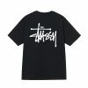 Stüssy STUSSY BASIC TEE BLACK