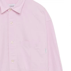 AMISH - SHIRT DROPPED OXFORD PINK NEW ARRIVALS