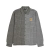 PLEASURES - BLACK CHASE PLAID BUTTON DOWN