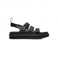 Dr.martens NEW ARRIVALS DR. MARTENS - SOLOMAN BLACK HYDRO LEATHER SANDALS
