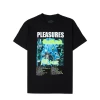 PLEASURES - ATLIENS T SHIRT BLACK