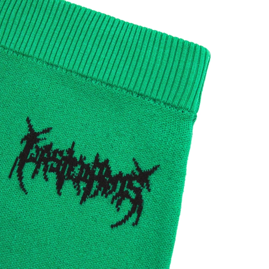 NEW ARRIVALS WASTED PARIS - WOMAN GREEN MORTEM KNIT SKIRT 4 NEW ARRIVALS WASTED PARIS - WOMAN GREEN MORTEM KNIT SKIRT