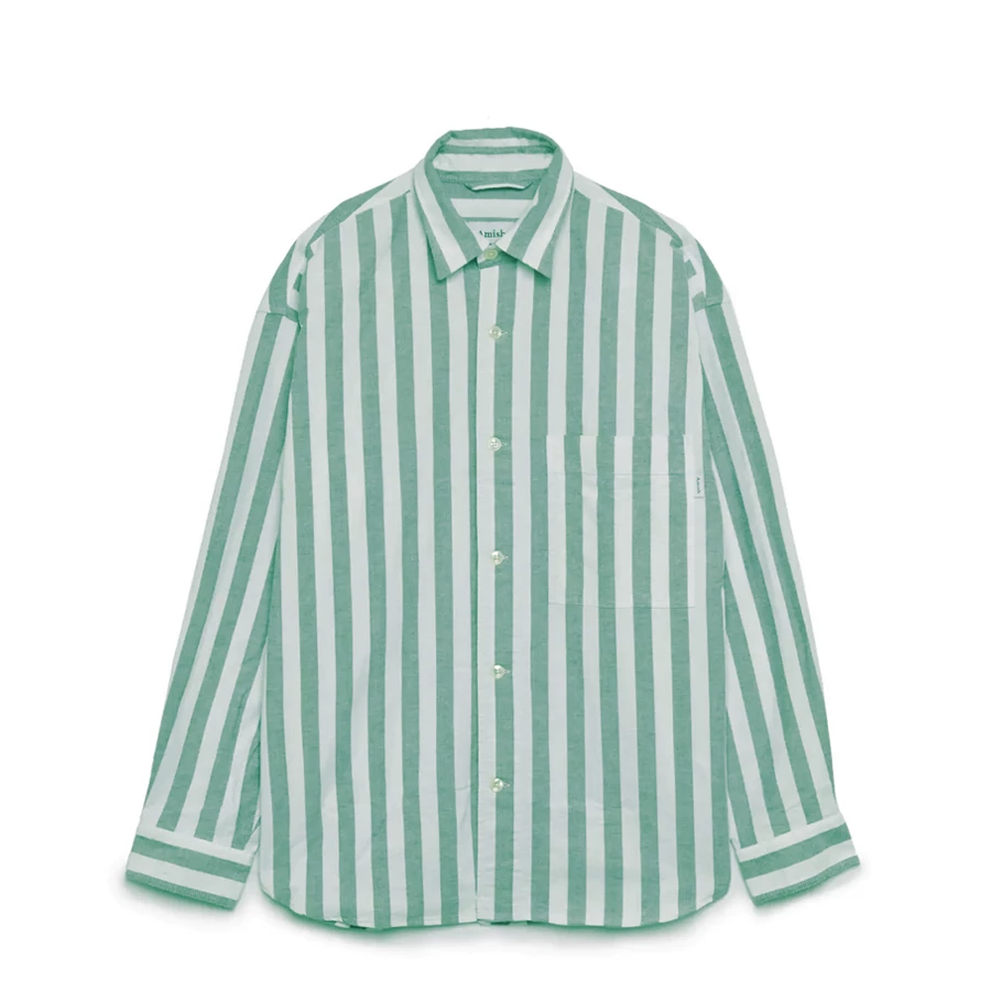 AMISH - SHIRT DROPPED RIGA OXFORD 3 AMISH - SHIRT DROPPED RIGA OXFORD