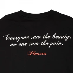 PLEASURES - BEAUTY T SHIRT BLACK NEW ARRIVALS