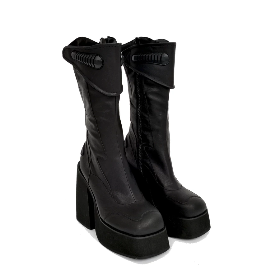 NAMILIA - PLATFORM BOOT MATTE BLACK 5 NAMILIA - PLATFORM BOOT MATTE BLACK