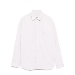 NEW ARRIVALS AMISH - SHIRT DROPPED OXFORD WHITE
