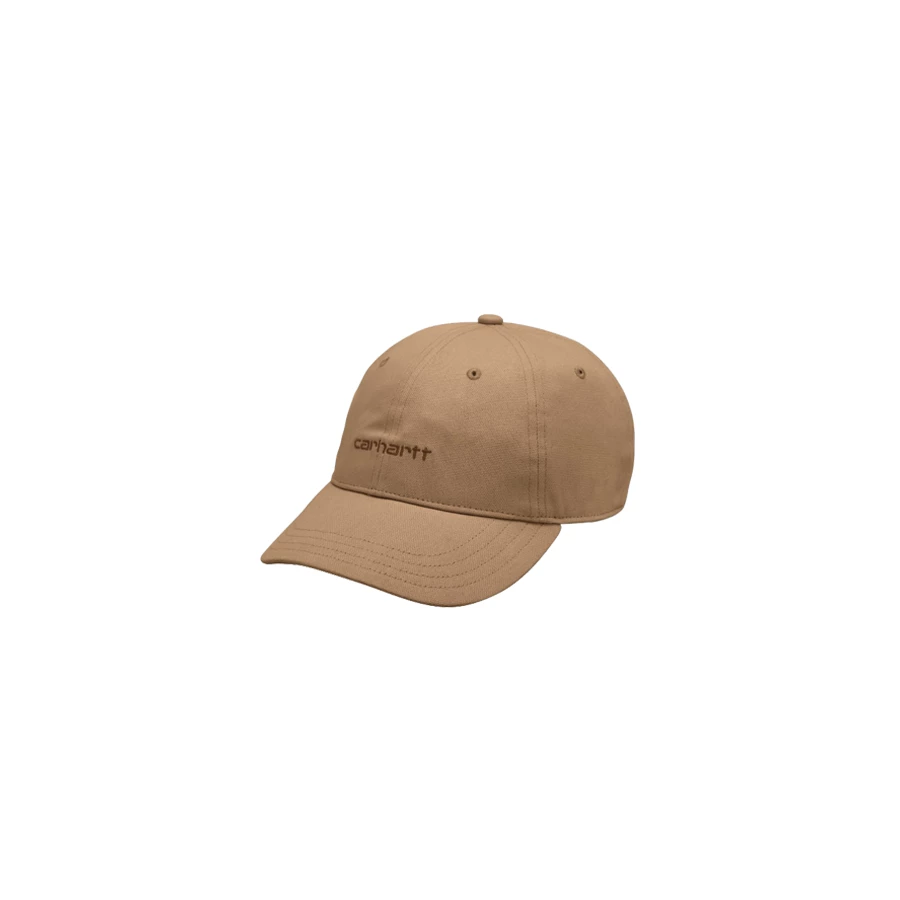 CARHARTT WIP - CANVAS SCRIPT CAP BROWN 3 CARHARTT WIP - CANVAS SCRIPT CAP BROWN