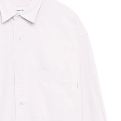 NEW ARRIVALS AMISH - SHIRT DROPPED OXFORD WHITE