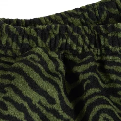 PLEASURES - BREAKER FUZZT STRIPE SHORTS GREEN