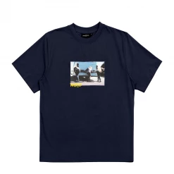 WASTED PARIS - T SHIRT WISH YOU NAVY NEW ARRIVALS