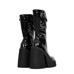 NEW ARRIVALS NAMILIA - PATENT PLATFORM BOOT BLACK