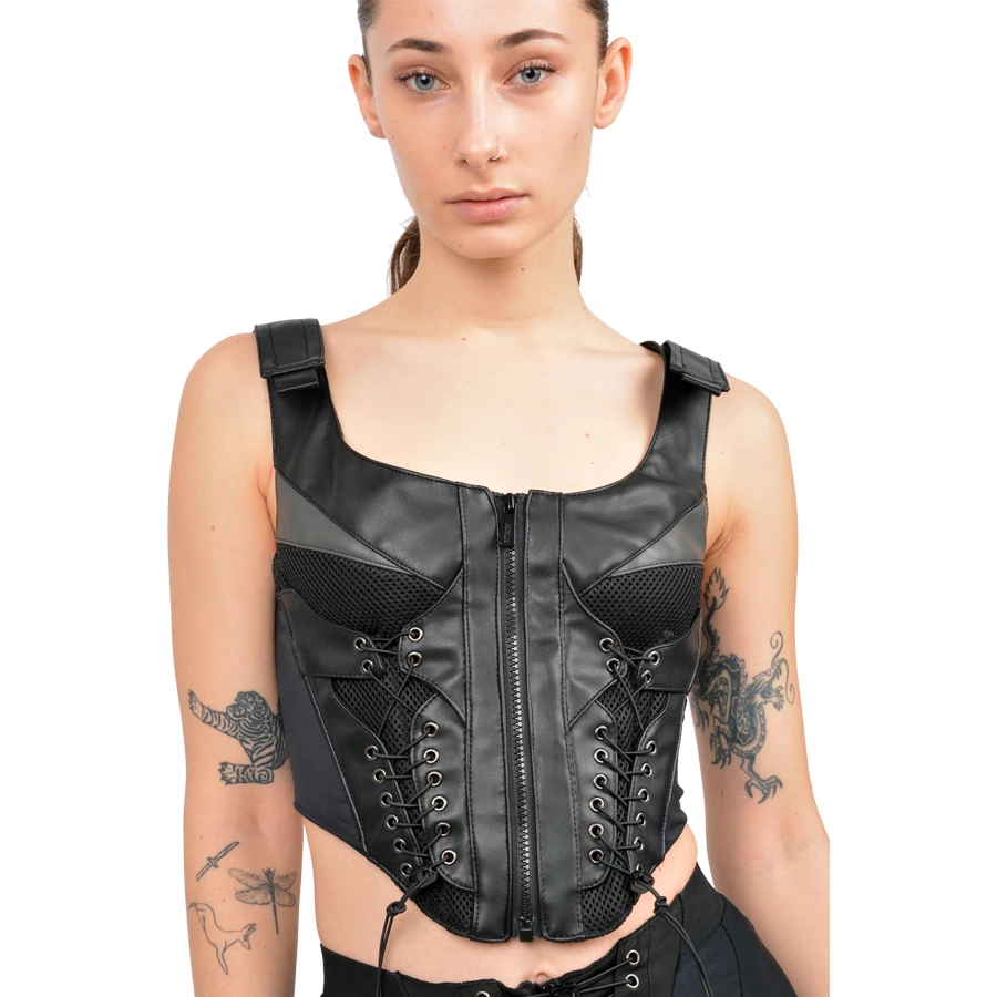 NEW ARRIVALS NAMILIA - TECHNO LACING CORSET TOP 3 NEW ARRIVALS NAMILIA - TECHNO LACING CORSET TOP
