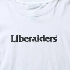 LIBERAIDERS OG LOGO TEE WHITE APPAREL 8 LIBERAIDERS OG LOGO TEE WHITE APPAREL