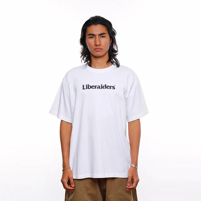 LIBERAIDERS OG LOGO TEE WHITE APPAREL 6 LIBERAIDERS OG LOGO TEE WHITE APPAREL