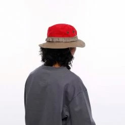 ACCESSORIES LIBERAIDERS WASHED CANVAS JUNGLE HAT RED 7 ACCESSORIES LIBERAIDERS WASHED CANVAS JUNGLE HAT RED