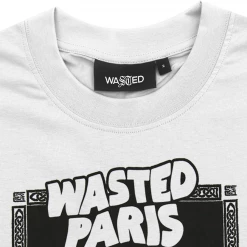 WASTED PARIS - WHITE PARANOID LONG SLEEVE T-SHIRT NEW ARRIVALS 5 WASTED PARIS - WHITE PARANOID LONG SLEEVE T-SHIRT NEW ARRIVALS