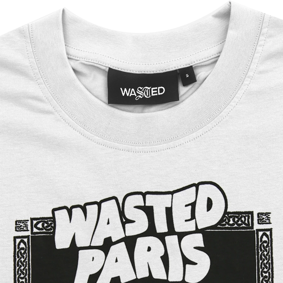 WASTED PARIS - WHITE PARANOID LONG SLEEVE T-SHIRT NEW ARRIVALS 4 WASTED PARIS - WHITE PARANOID LONG SLEEVE T-SHIRT NEW ARRIVALS