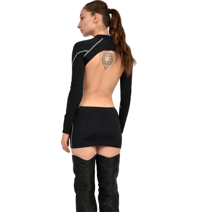 NEW ARRIVALS NAMILIA - BLUE SPEEDRACER DRESS 4 NEW ARRIVALS NAMILIA - BLUE SPEEDRACER DRESS