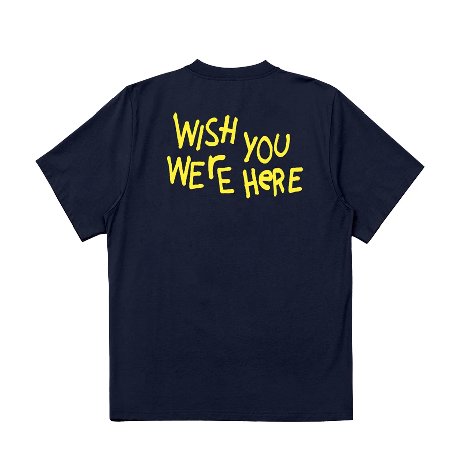 WASTED PARIS - T SHIRT WISH YOU NAVY NEW ARRIVALS 4 WASTED PARIS - T SHIRT WISH YOU NAVY NEW ARRIVALS