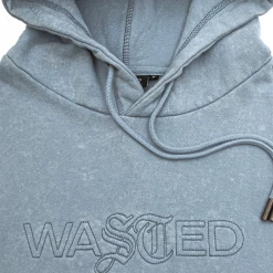 WASTED PARIS - WOMEN'S WASHED SKY BLUE CHILL STIPPLE HOODIE