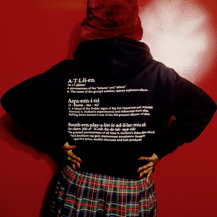 PLEASURES - VOCABOULARY HOODIE BLACK 4 PLEASURES - VOCABOULARY HOODIE BLACK