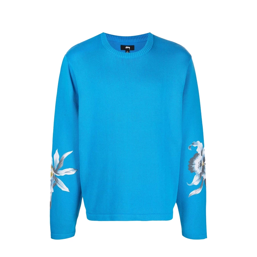 STUSSY - ORCHID INTARSIA CREWNECK NEW ARRIVALS 3 STUSSY - ORCHID INTARSIA CREWNECK NEW ARRIVALS