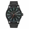 NIXON SENTRY SS 42 MM ALL BLACK / SILVER LUM 1 NIXON SENTRY SS 42 MM ALL BLACK / SILVER LUM
