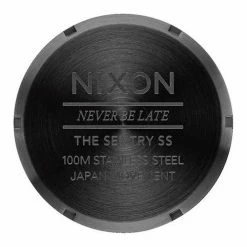 NIXON SENTRY SS 42 MM ALL BLACK / SILVER LUM 8 NIXON SENTRY SS 42 MM ALL BLACK / SILVER LUM