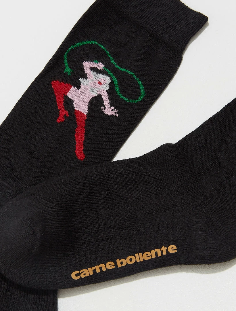 CARNE BOLLENTE DOMINATION FANTAISIES SOCKS BLACK ACCESSORIES 4 CARNE BOLLENTE DOMINATION FANTAISIES SOCKS BLACK ACCESSORIES