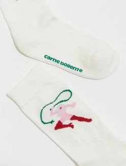 ACCESSORIES CARNE BOLLENTE DOMINATION FANTAISIES SOCKS WHITE 7 ACCESSORIES CARNE BOLLENTE DOMINATION FANTAISIES SOCKS WHITE