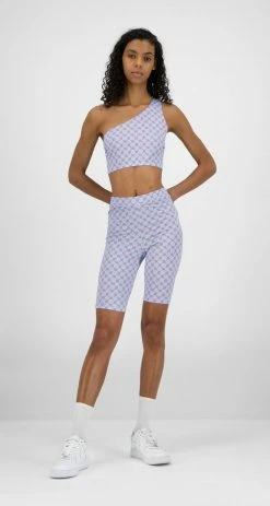 APPAREL DAILY PAPER KEYONNA TOP BLUE RED MONOGRAM