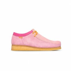 CLARK'S SNEAKERS CLARKS X LEVIS WALLABEE PINK COMBI