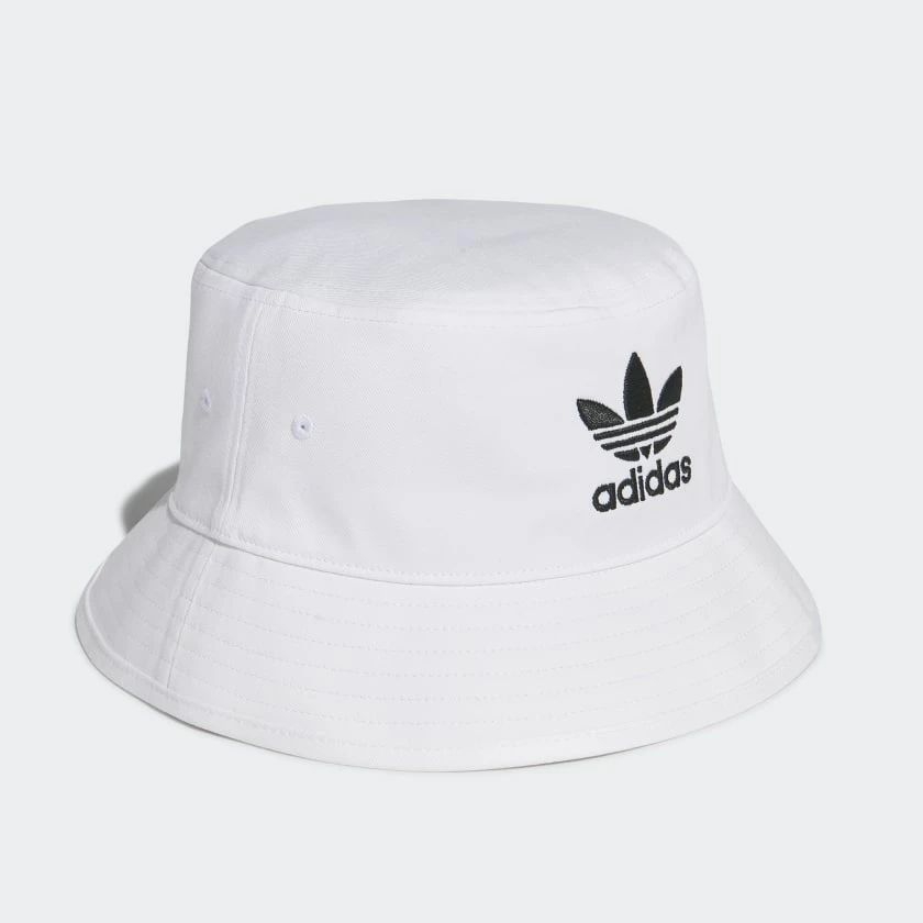 NEW ARRIVALS ADIDAS ADICOLOR TREFOIL BUCKET WHITE